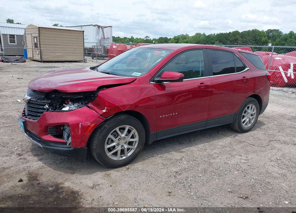 2022 CHEVROLET EQUINOX FWD LT VIN: 3GNAXKEV9NL199177