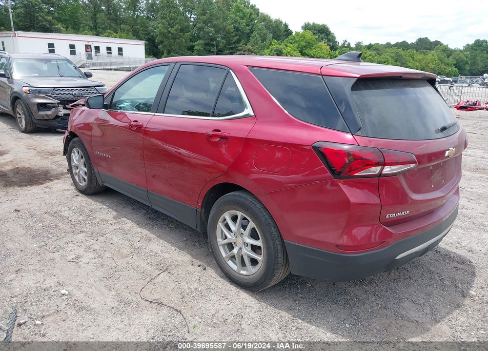 2022 CHEVROLET EQUINOX FWD LT VIN: 3GNAXKEV9NL199177