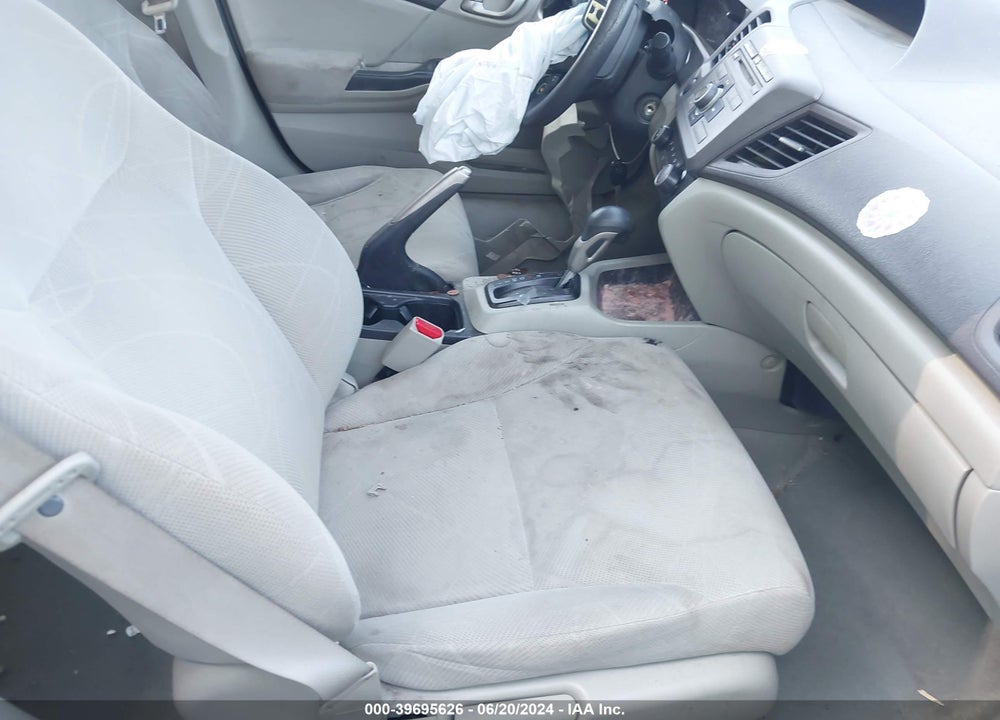 2012 HONDA CIVIC LX VIN: 19XFB2F54CE326740