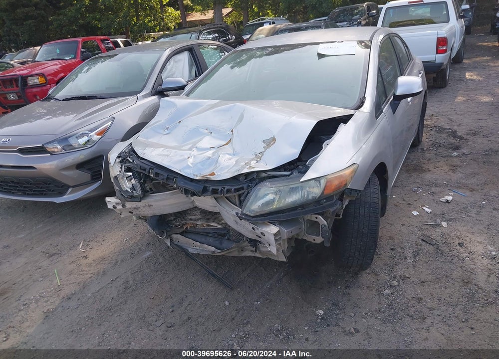 2012 HONDA CIVIC LX VIN: 19XFB2F54CE326740