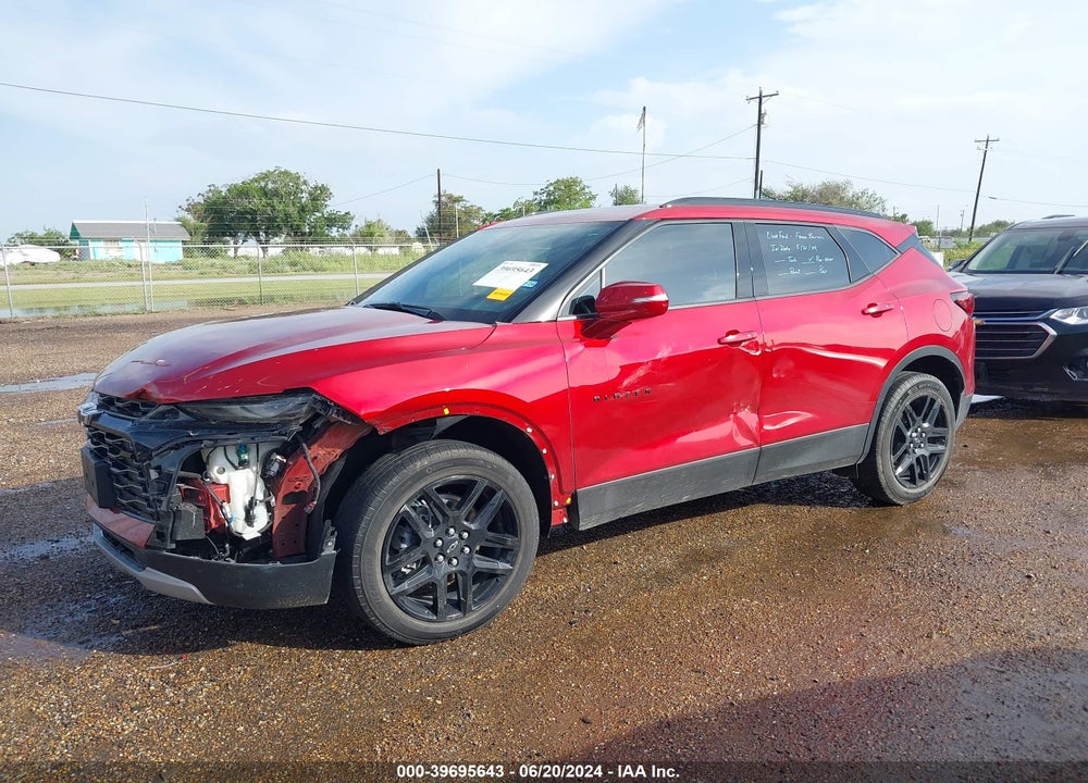 2022 CHEVROLET BLAZER FWD 2LT VIN: 3GNKBCR43NS131361