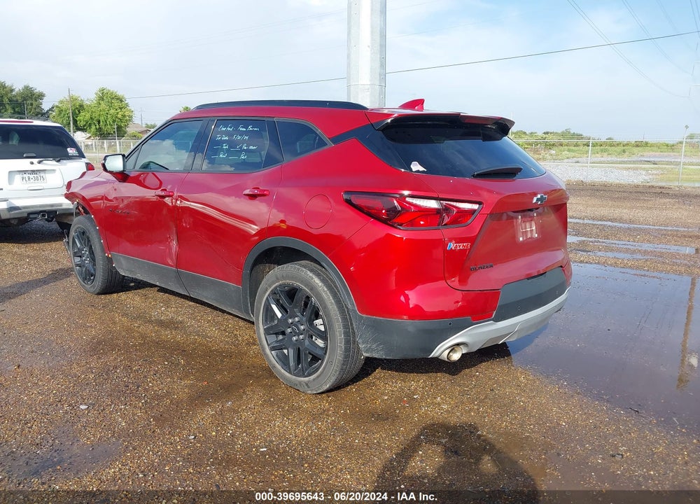 2022 CHEVROLET BLAZER FWD 2LT VIN: 3GNKBCR43NS131361
