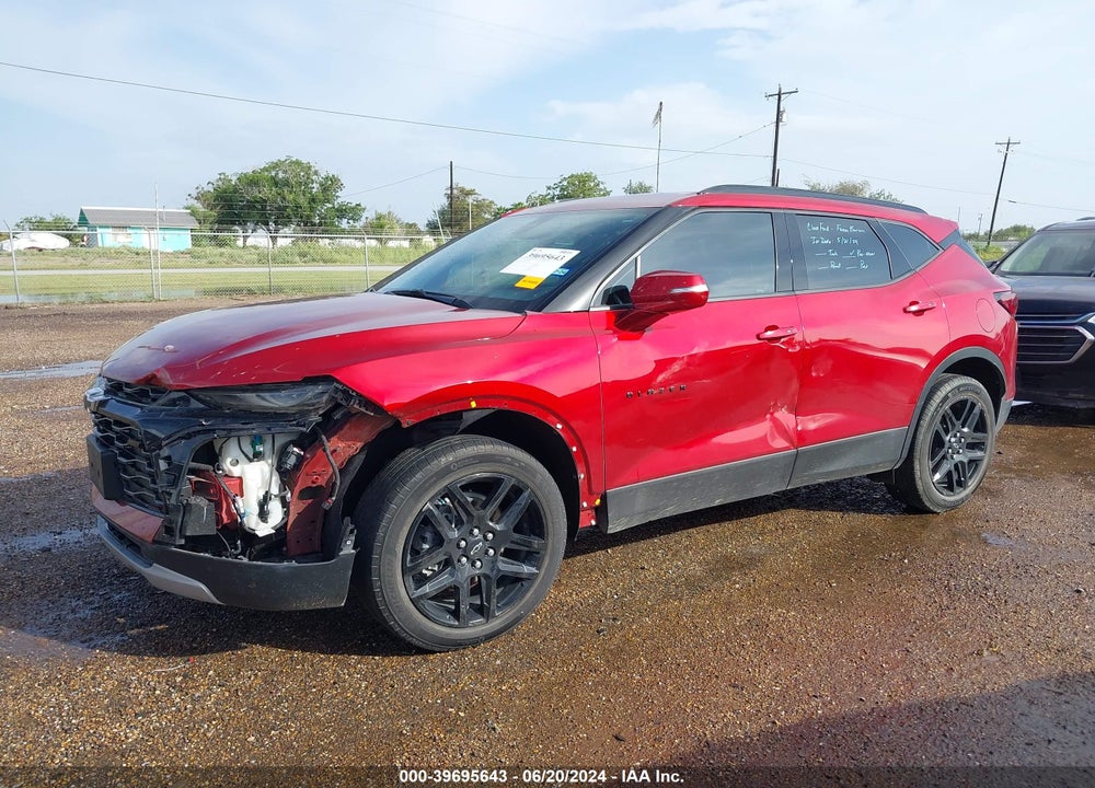 2022 CHEVROLET BLAZER FWD 2LT VIN: 3GNKBCR43NS131361