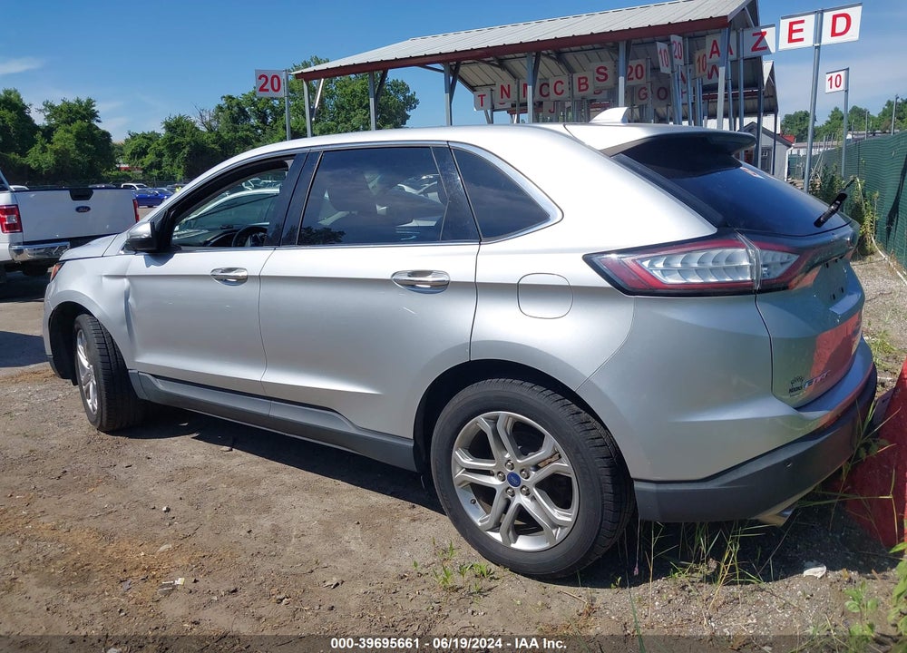 2015 FORD EDGE TITANIUM VIN: 2FMTK4K86FBB69914