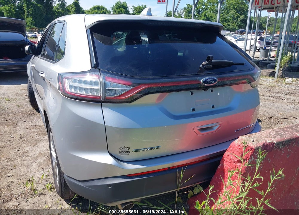 2015 FORD EDGE TITANIUM VIN: 2FMTK4K86FBB69914
