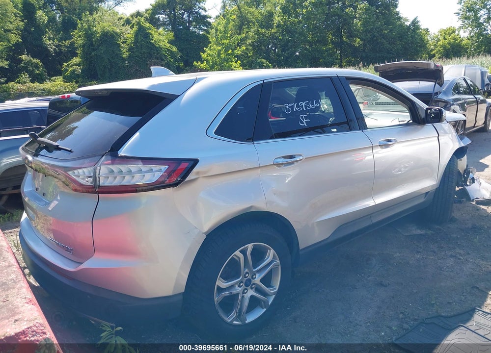 2015 FORD EDGE TITANIUM VIN: 2FMTK4K86FBB69914