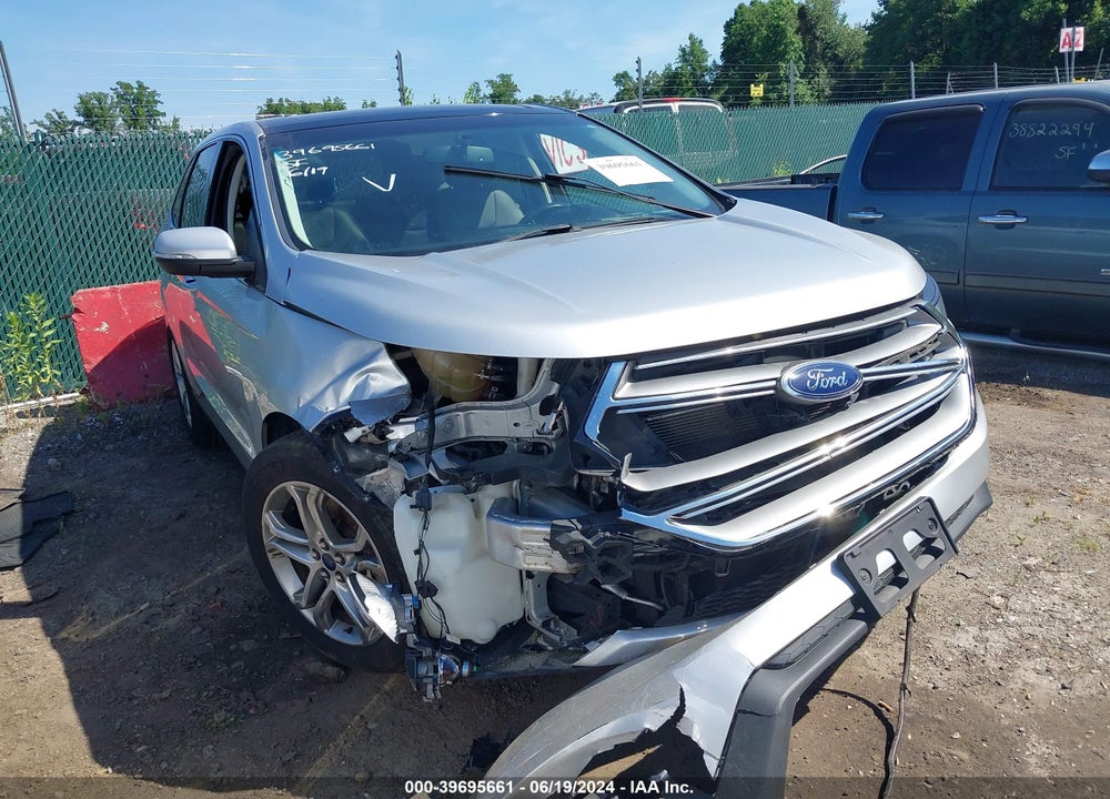 2015 FORD EDGE TITANIUM VIN: 2FMTK4K86FBB69914