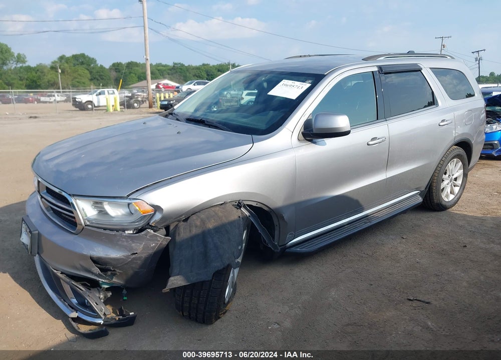 2015 DODGE DURANGO SXT VIN: 1C4RDJAG5FC874459