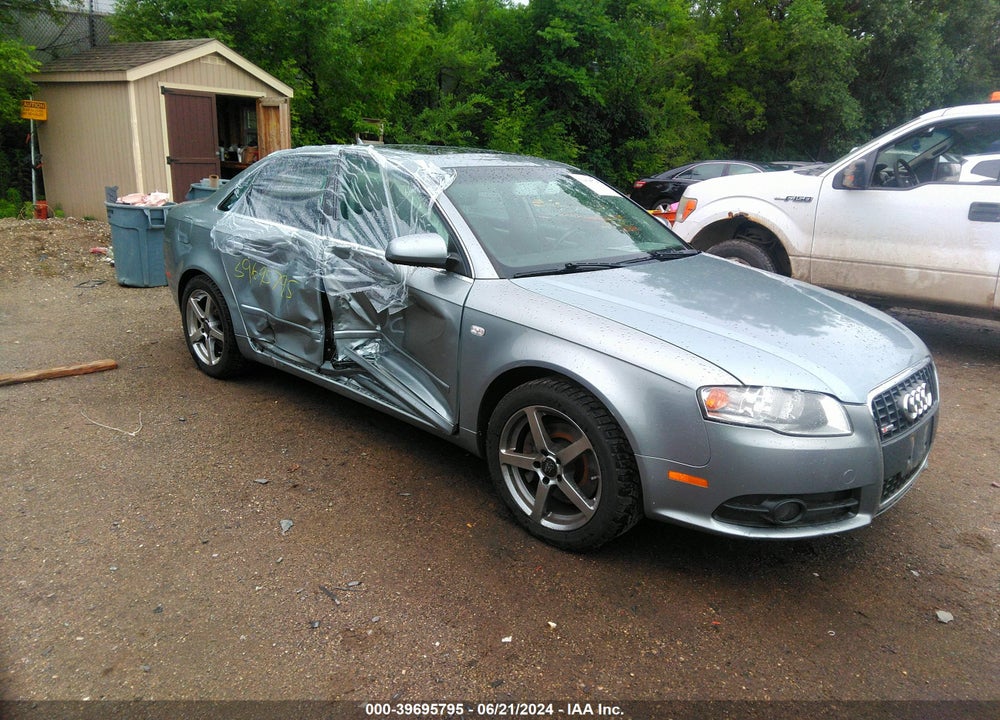 2008 AUDI A4 2.0T VIN: WAUDF78E18A035271