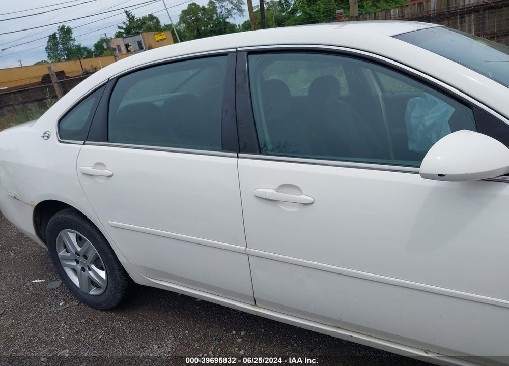2006 CHEVROLET IMPALA LT VIN: 2G1WT58K569262477
