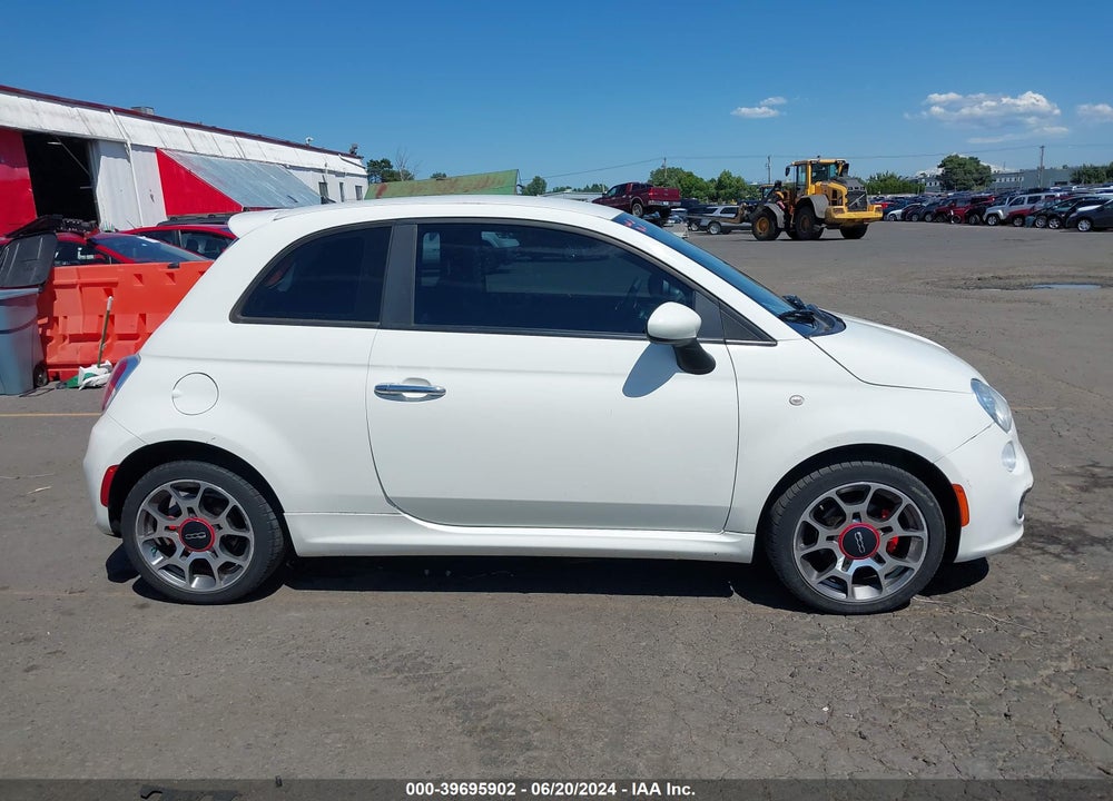 2012 FIAT 500 SPORT VIN: 3C3CFFBR0CT340660