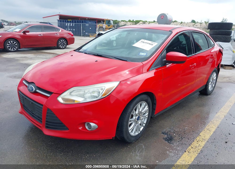 2012 FORD FOCUS SE VIN: 1FAHP3F2XCL115254