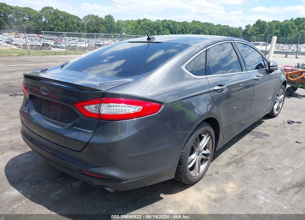 2016 FORD FUSION ENERGI TITANIUM VIN: 3FA6P0SU1GR184130