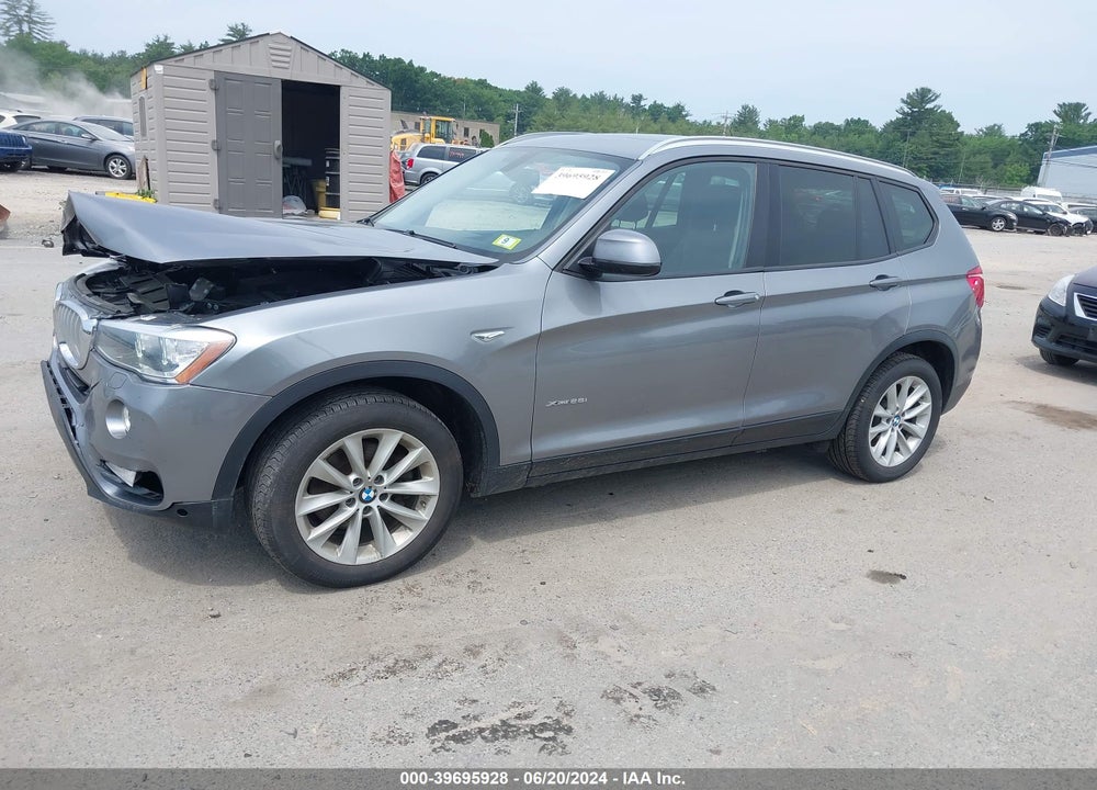 2016 BMW X3 XDRIVE28I VIN: 5UXWX9C55G0D85598