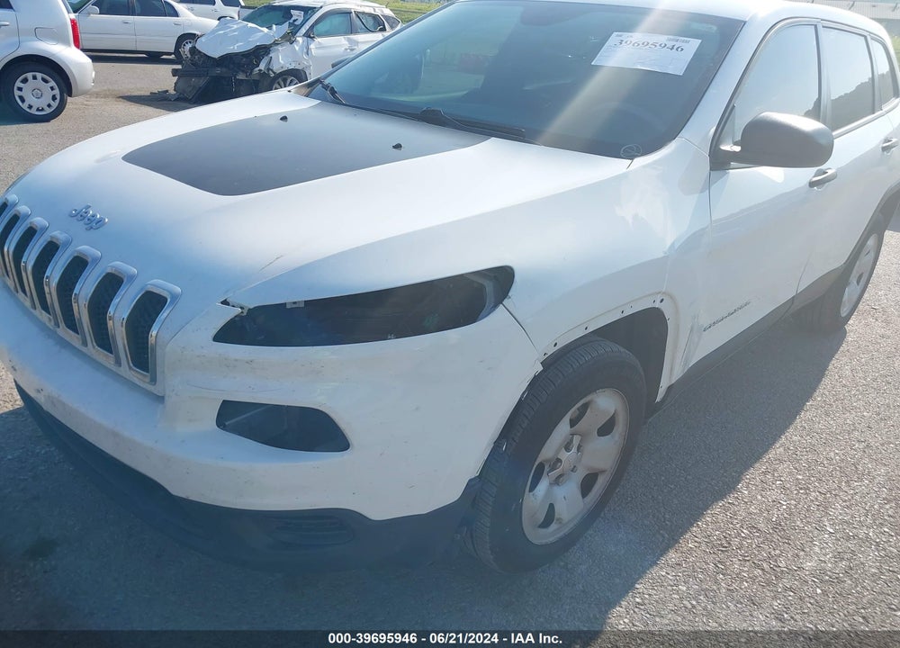 2016 JEEP CHEROKEE SPORT VIN: 1C4PJLAB4GW168020