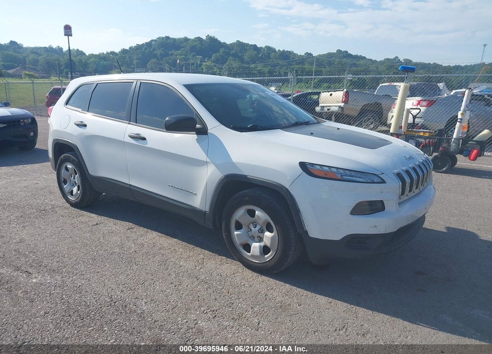 2016 JEEP CHEROKEE SPORT VIN: 1C4PJLAB4GW168020