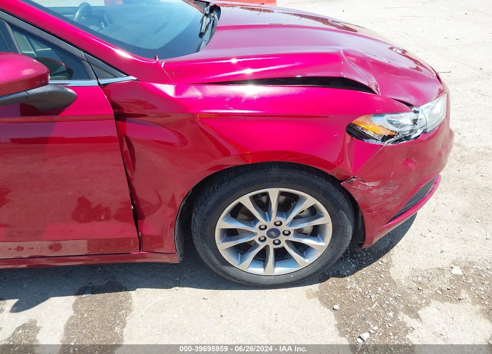 2017 FORD FUSION SE VIN: 3FA6P0H75HR407448