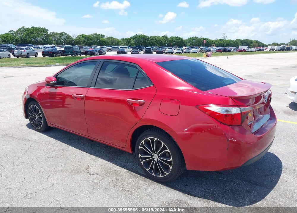 2016 TOYOTA COROLLA S PLUS VIN: 2T1BURHE8GC573438