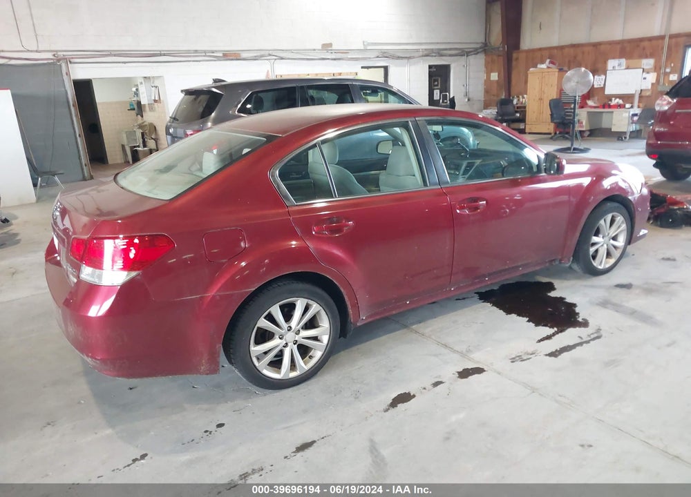 2013 SUBARU LEGACY 2.5I PREMIUM VIN: 4S3BMBC63D3047004