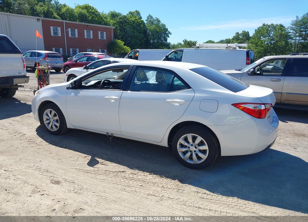 2015 TOYOTA COROLLA LE VIN: 2T1BURHE8FC219885