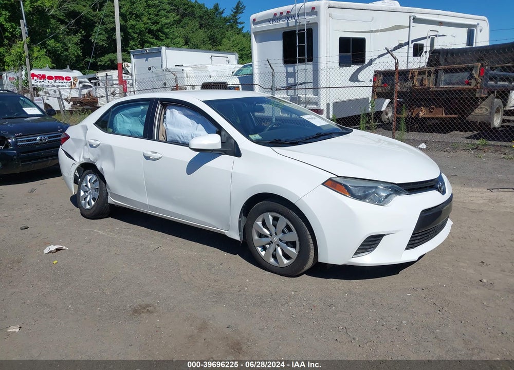 2015 TOYOTA COROLLA LE VIN: 2T1BURHE8FC219885