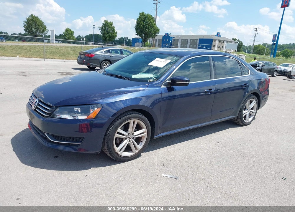 2014 VOLKSWAGEN PASSAT 1.8T SE VIN: 1VWBT7A34EC051635