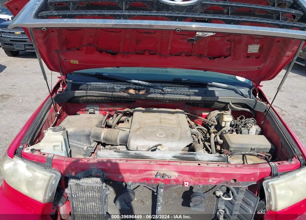 2008 TOYOTA TUNDRA SR5 5.7L V8 VIN: 5TFDV54168X037737