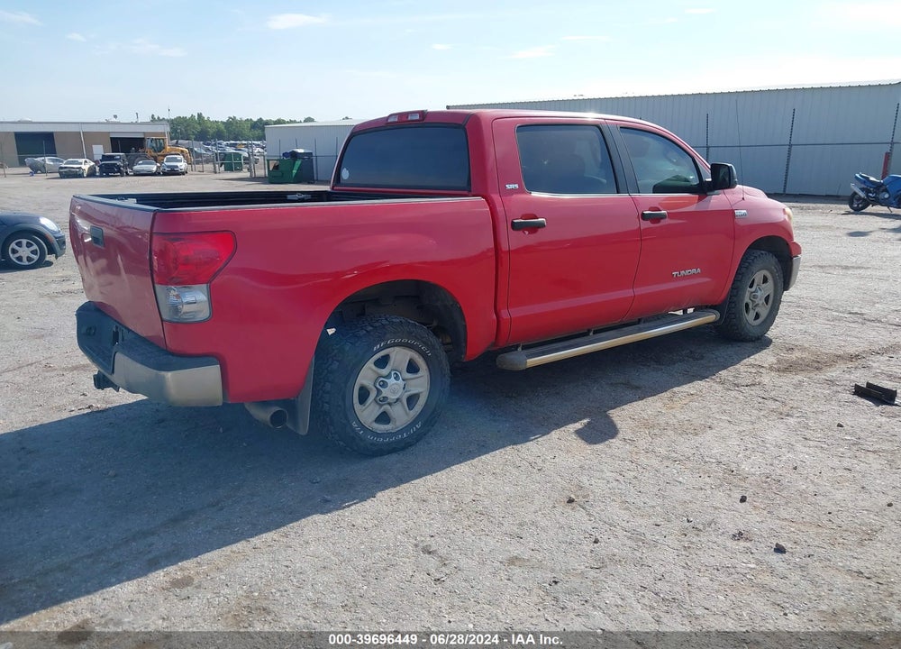 2008 TOYOTA TUNDRA SR5 5.7L V8 VIN: 5TFDV54168X037737