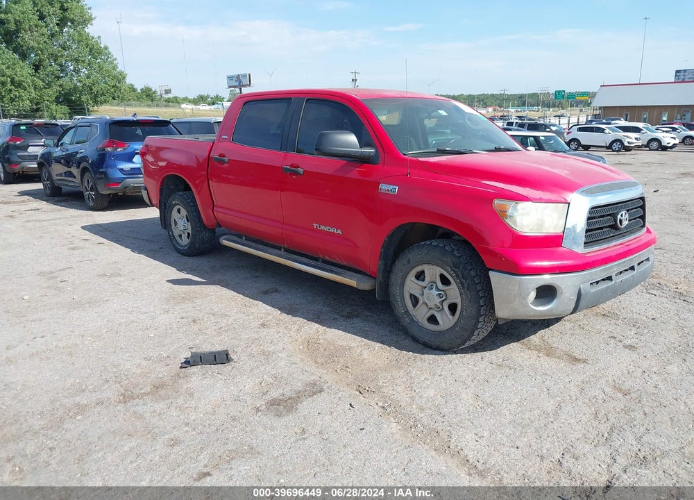 2008 TOYOTA TUNDRA SR5 5.7L V8 VIN: 5TFDV54168X037737
