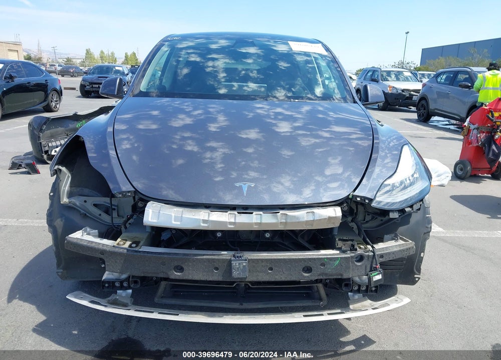 2021 TESLA MODEL Y LONG RANGE DUAL MOTOR ALL-WHEEL DRIVE VIN: 5YJYGDEE3MF093839