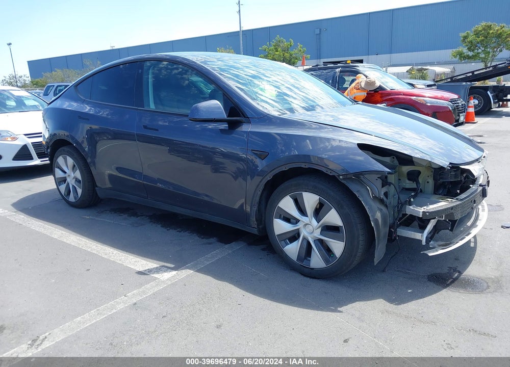 2021 TESLA MODEL Y LONG RANGE DUAL MOTOR ALL-WHEEL DRIVE VIN: 5YJYGDEE3MF093839