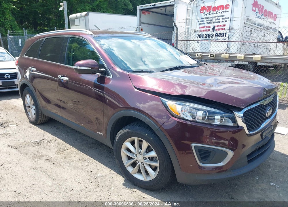 2016 KIA SORENTO 2.4L LX VIN: 5XYPGDA33GG147301