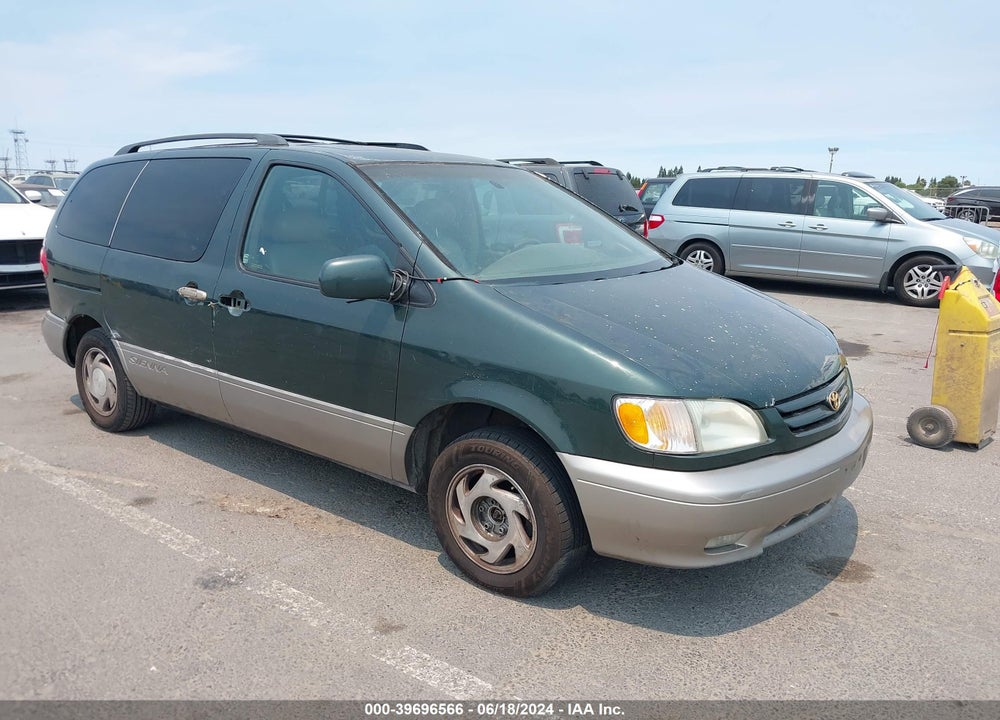 2001 TOYOTA SIENNA XLE VIN: 4T3ZF13C61U387054