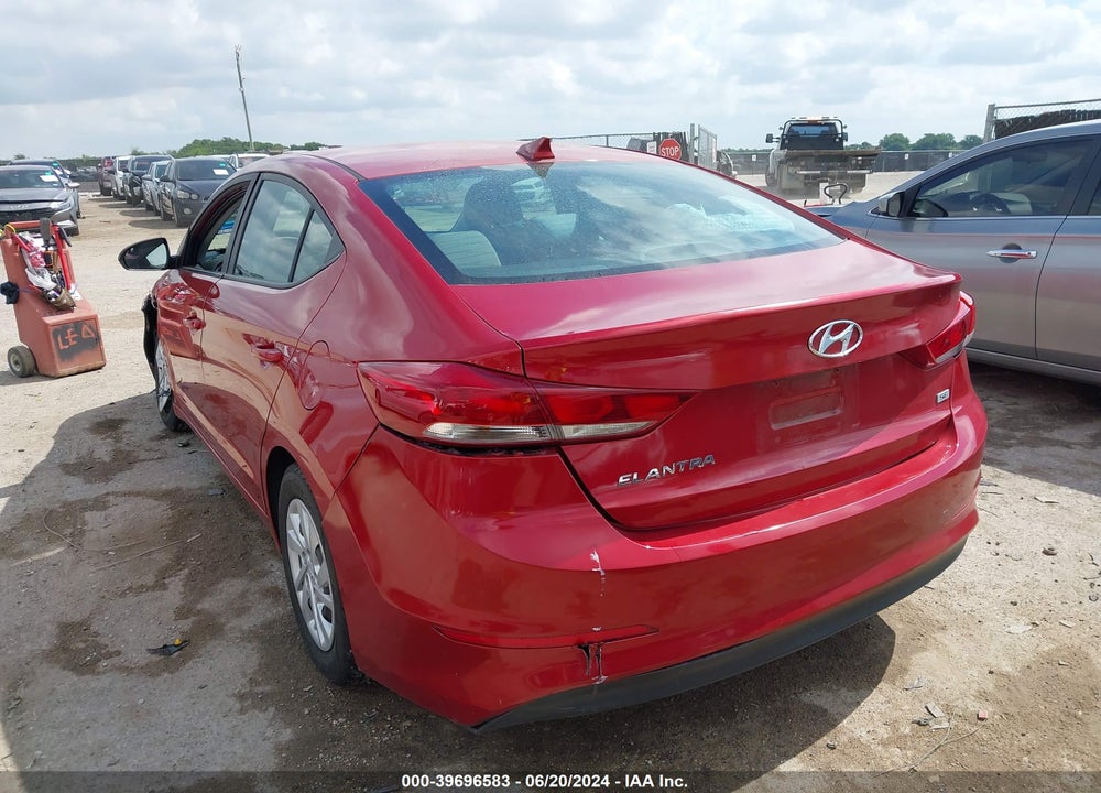 2017 HYUNDAI ELANTRA SE VIN: 5NPD74LF8HH126805