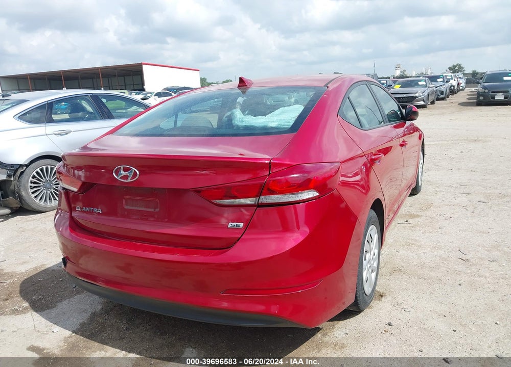2017 HYUNDAI ELANTRA SE VIN: 5NPD74LF8HH126805