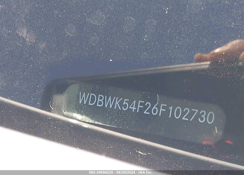 2006 MERCEDES-BENZ SLK 280 VIN: WDBWK54F26F102730