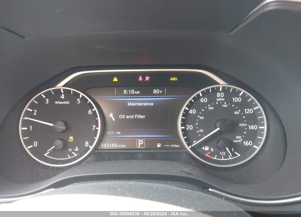 2017 NISSAN MAXIMA 3.5 SV VIN: 1N4AA6AP1HC407387