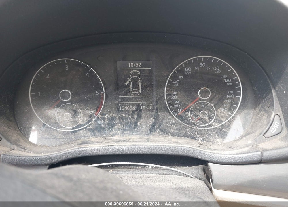 2014 VOLKSWAGEN PASSAT 2.0L TDI SE VIN: 1VWBN7A39EC016180