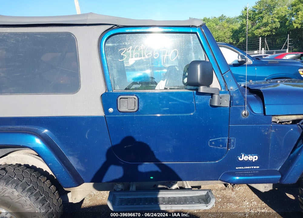 2005 ANGLER JEEP WR UNLIMITED VIN: 1J4FA44S45P308243