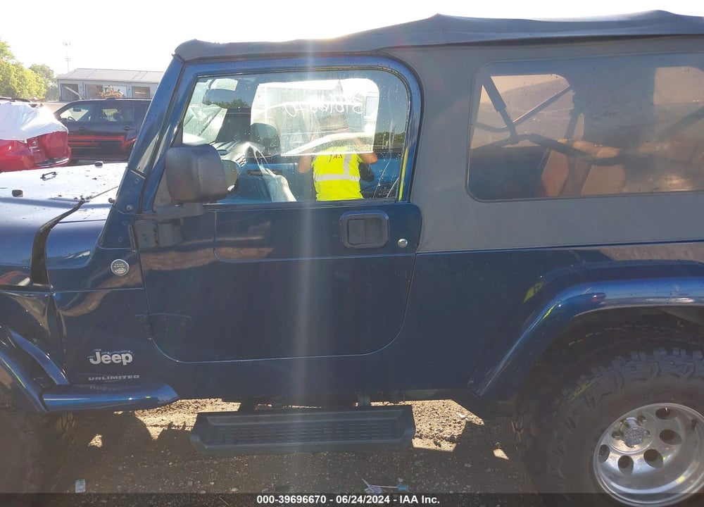 2005 ANGLER JEEP WR UNLIMITED VIN: 1J4FA44S45P308243