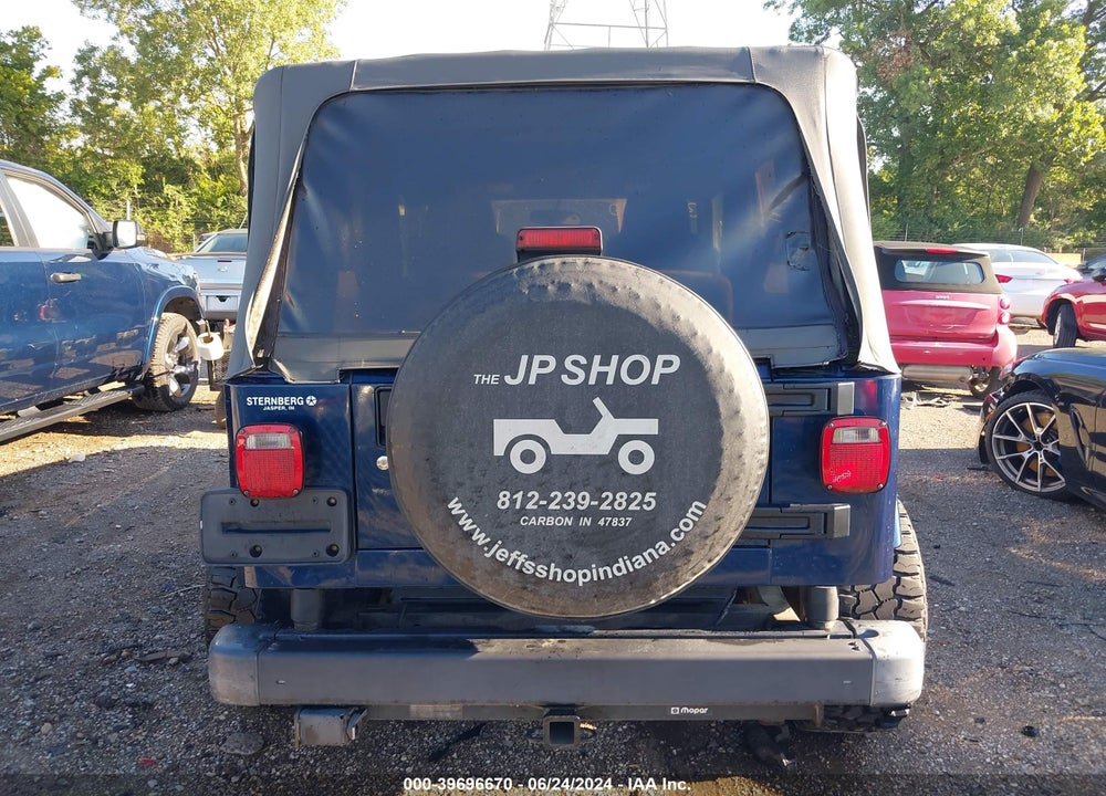 2005 ANGLER JEEP WR UNLIMITED VIN: 1J4FA44S45P308243