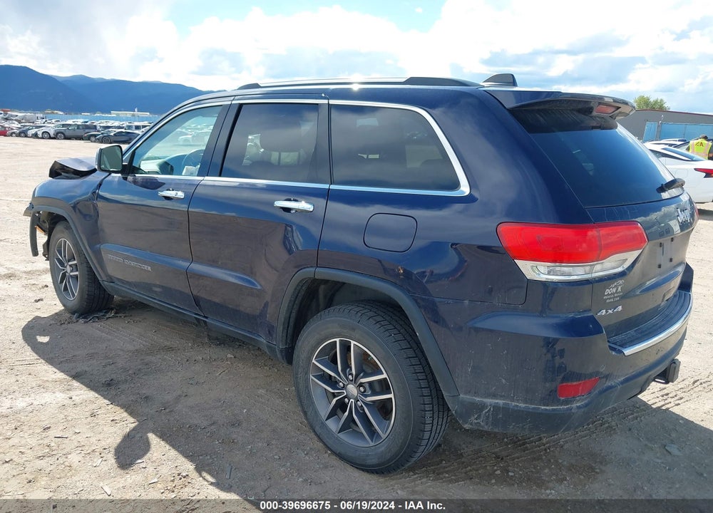2017 JEEP GRAND CHEROKEE LIMITED 4X4 VIN: 1C4RJFBG3HC680231