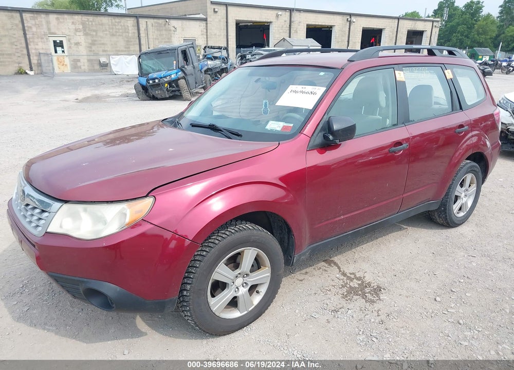 2011 SUBARU FORESTER 2.5X VIN: JF2SHABC7BH726930