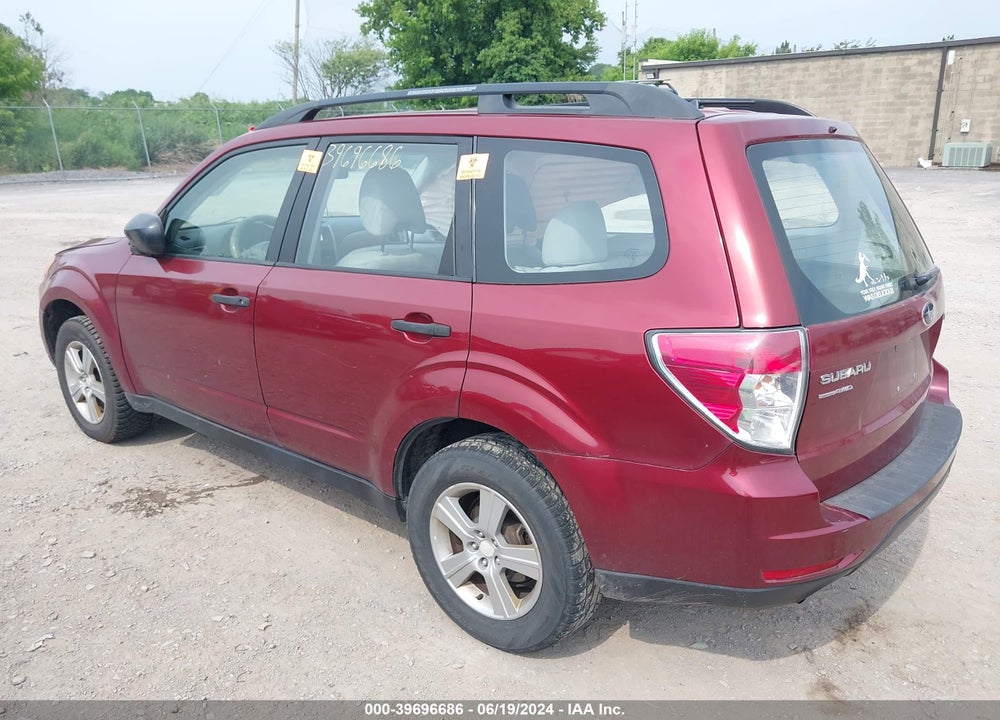 2011 SUBARU FORESTER 2.5X VIN: JF2SHABC7BH726930
