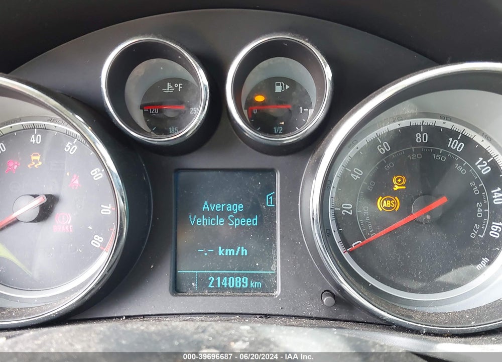 2012 BUICK REGAL VIN: 2G4GR5EK5C9122807