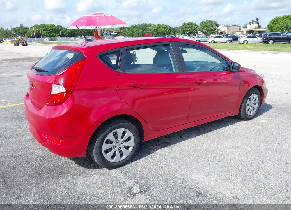 2017 HYUNDAI ACCENT SE VIN: KMHCT5AE9HU351145