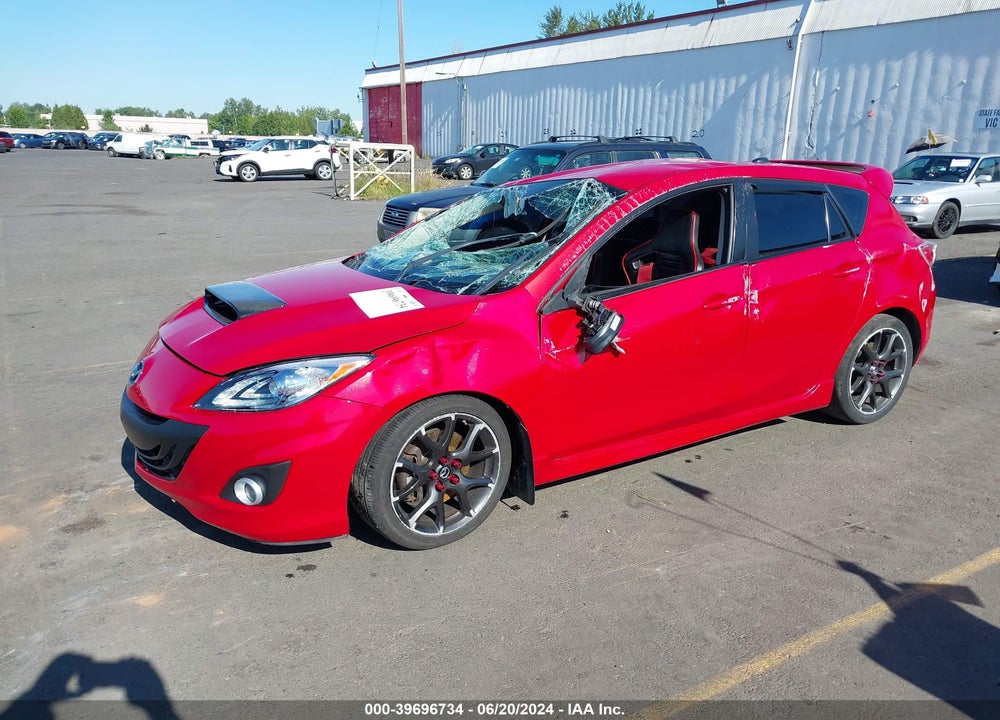 2013 MAZDA SPEED3 TOURING VIN: JM1BL1L39D1810349