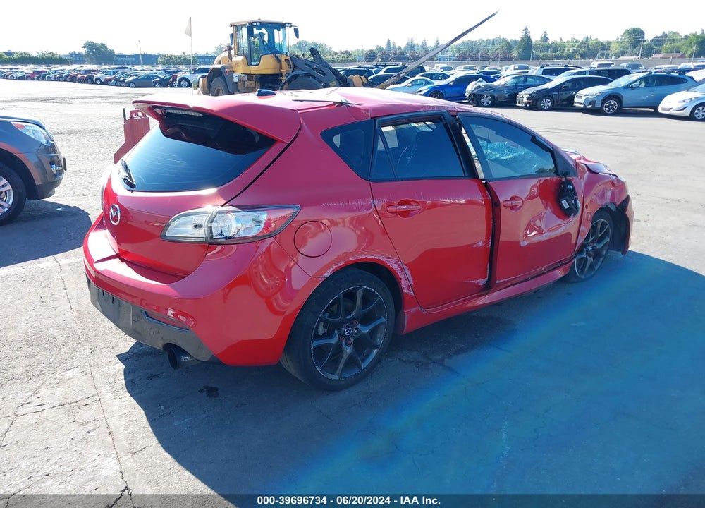 2013 MAZDA SPEED3 TOURING VIN: JM1BL1L39D1810349