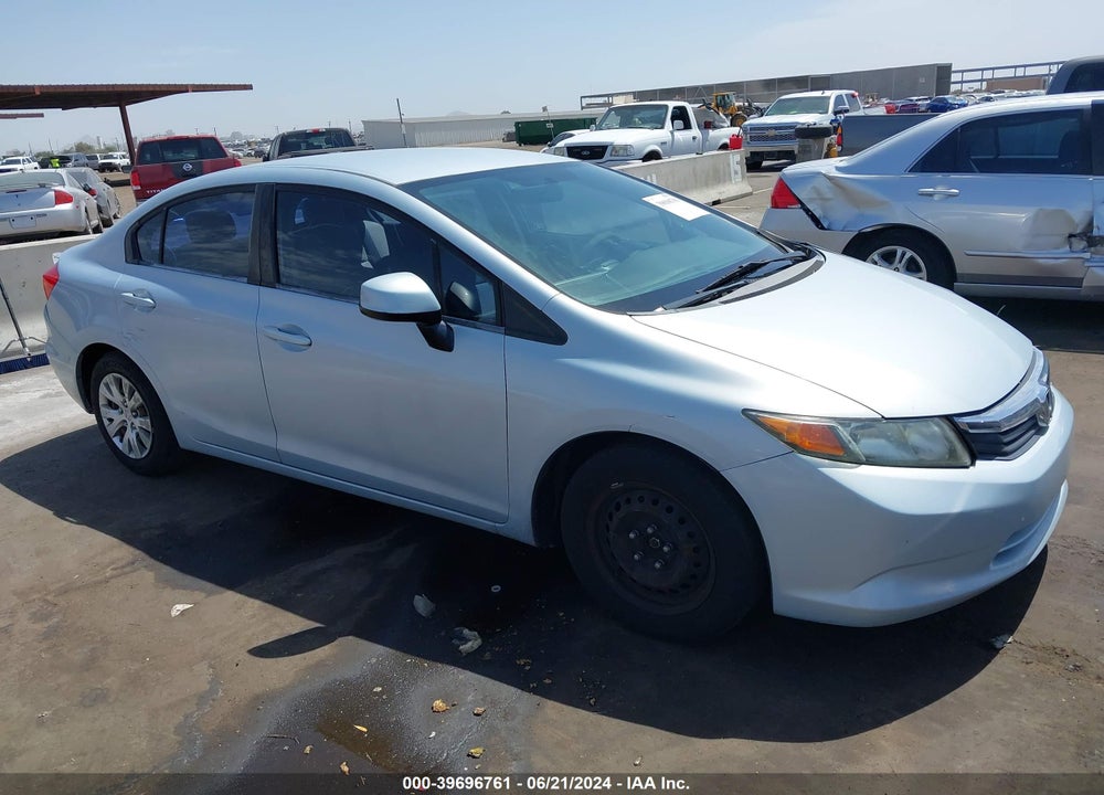 2012 HONDA CIVIC LX VIN: 2HGFB2F59CH562547