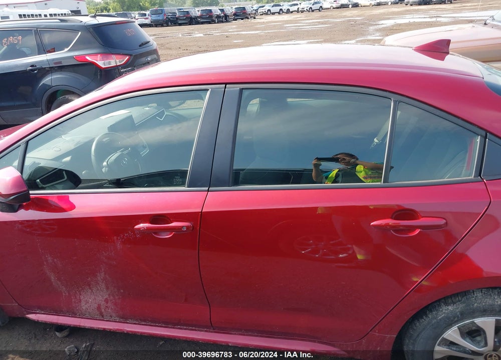 2022 TOYOTA COROLLA HYBRID LE VIN: JTDEAMDE4NJ052961